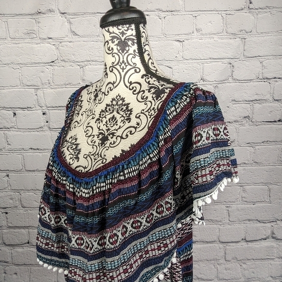 Rue 21 women's geometric print off shoulder plus size 3x dress NWT b07a - Picture 6 of 9